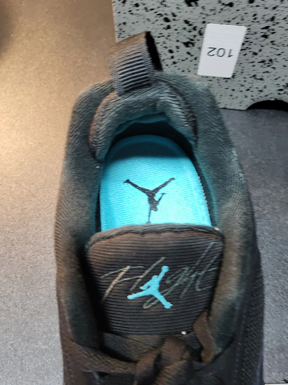 Jordan black teal